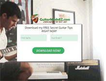 Tablet Screenshot of guitarmadeez.com
